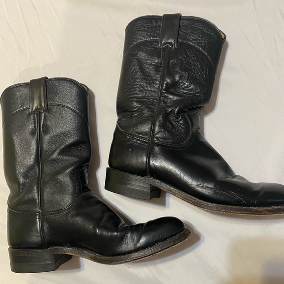 JUSTIN BLACK BOOTS! - Picture 6 of 8